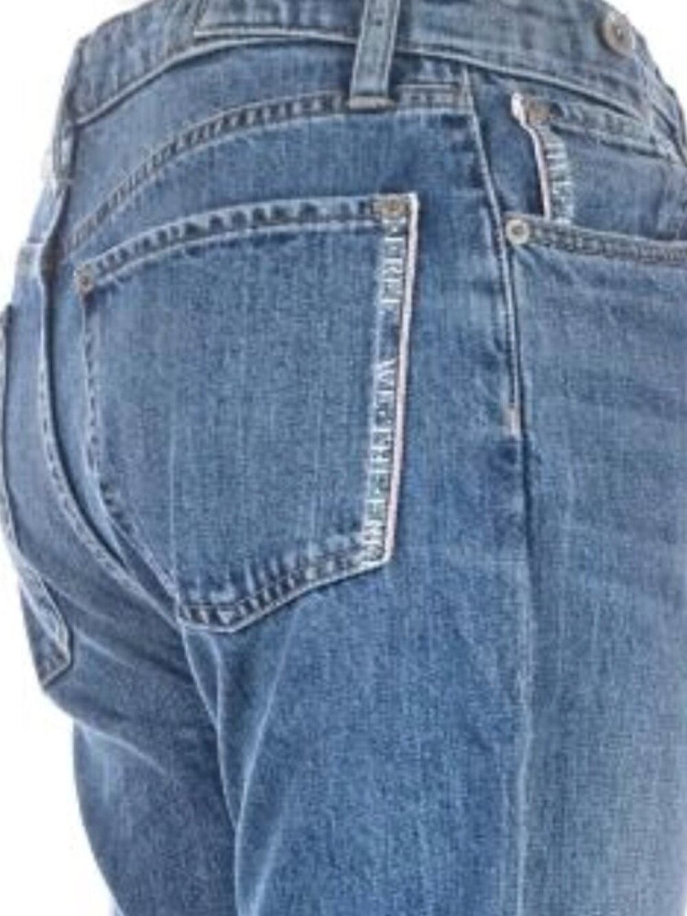 NWT We The Free Slim Shade Selvedge Jeans Boho Cotton Size 25 $148 - Picture 12 of 15